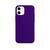 Capinha Compatível com iPhone 12 Mini Silicone Violeta