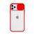 Capinha Compatível Com iPhone 12 Pro - Com Proteção na Câmera Vermelho