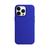 Capinha Compatível com iPhone 13 Pro Max Silicone Azul Bic