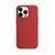 Capinha Compatível com iPhone 13 Pro Max Silicone Vermelho