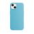 Capinha Compatível com iPhone 13 Silicone Azul