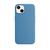 Capinha Compatível com iPhone 13 Silicone Azul Caribe