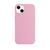 Capinha Compatível com iPhone 13 Silicone Rosa Chiclete