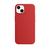 Capinha Compatível com iPhone 13 Silicone Vermelho