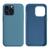 Capinha Compatível com iPhone 15 Pro Max Silicone com interior Aveludada Diversas Cores Azul Caribe