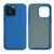 Capinha Compatível com iPhone 15 Pro Max Silicone com interior Aveludada Diversas Cores Azul Royal