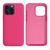 Capinha Compatível com iPhone 15 Pro Max Silicone com interior Aveludada Diversas Cores Rosa Pink