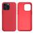 Capinha Compatível com iPhone 15 Pro Max Silicone com interior Aveludada Diversas Cores Vermelho
