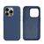 Capinha Compatível com iPhone 15 Pro Silicone com Interior Aveludado Diverdas Cores Azul Holandês