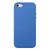 Capinha Compatível Com iPhone 5 E 5s Se Silicone com interior aveludado Diversas Cores Azul Royal