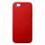 Capinha Compatível Com iPhone 5 E 5s Se Silicone com interior aveludado Diversas Cores Vermelho