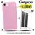 Capinha Compatível Com iPhone 7 / 8 / SE 2020 + Película de Vidro 3D Rosa-claro