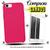 Capinha Compatível Com iPhone 7 / 8 / SE 2020 + Película de Vidro 3D Rosa-pink