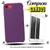 Capinha Compatível Com iPhone 7 / 8 / SE 2020 + Película de Vidro 3D Violeta