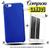 Capinha Compatível Com iPhone 7 / 8 / SE 2020 + Película de Vidro 3D Azul-egípcio