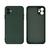 Capinha Compativel iPhone 11 Proteção Câmera Silicone Diversas Cores com Veludo no Interior Premium Verde Pacífico