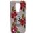 Capinha de Celular P/ Motorola Moto E7   XT2095-1    Com Suporte Branca Flores