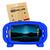 Capinha Infantil Compatível com Tablet Multilaser M10A M10 Capa Anti Queda Antiderrapante + Pelicula de Vidro Azul