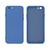 Capinha iPhone 6 e 6S Proteção Câmera Silicone Azul Royal