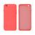 Capinha iPhone 6 e 6S Proteção Câmera Silicone Rosa Neon