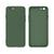 Capinha iPhone 6 e 6S Proteção Câmera Silicone Verde Bandeira