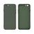 Capinha iPhone 6 e 6S Proteção Câmera Silicone Verde Pacífico