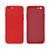 Capinha iPhone 6 e 6S Proteção Câmera Silicone Vermelho