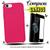 Capinha iPhone 7 / 8 / SE 2ª Geração Com Película de Vidro 5D Ultra Resistente Rosa-pink