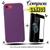Capinha iPhone 7 / 8 / SE 2ª Geração Com Película de Vidro 5D Ultra Resistente Violeta