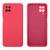 Capinha para Galaxy A12 com Proteção de Câmera Rosa Neon