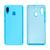 Capinha para Galaxy A20 / A30 Silicone Cover Azul Piscina