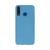 Capinha para Galaxy A20S Silicone Flexível Color Azul Piscina