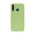 Capinha para Galaxy A20S Silicone Flexível Color Verde Menta