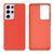 Capinha para Galaxy S21 Ultra Silicone Laranja Neon