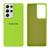 Capinha para Galaxy S21 Ultra Silicone Verde Neon