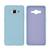 Capinha para Samsung Galaxy J2 Prime Silicone com veludo interno Azul Bebê