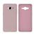 Capinha para Samsung Galaxy J2 Prime Silicone com veludo interno Rosa Areia