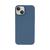 Capinha Silicone Aveludado Compatível com iPhone 14 Azul Holandes