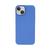 Capinha Silicone Aveludado Compatível com iPhone 14 Azul Royal