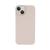 Capinha Silicone Aveludado Compatível com iPhone 14 Rosa Areia