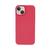 Capinha Silicone Aveludado Compatível com iPhone 14 Rosa Neon