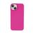 Capinha Silicone Aveludado Compatível com iPhone 14 Rosa Pink