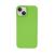 Capinha Silicone Aveludado Compatível com iPhone 14 Verde