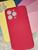 Capinha Silicone Case  Iphone 13 Pro Aveludada 07 vermelho 