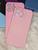 Capinha Silicone Case  Iphone 13 Pro Aveludada 07 rosa nude 