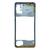 Carcaça Aro Lateral + Botões Compatível Galaxy A71 Prata