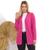 Cardigan Feminino Comfort Liso Manga Longa Pink