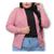 Cardigan feminino plus size canelado casual moda fashion Rose