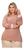 Cardigan Feminino Plus Size Tricot Mousse Premium Pelos Chic Rosa
