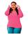 Cardigan Plus Size Blusa Feminina Tricot Botões Frio Casual Pink